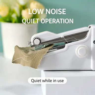 Handheld Mini Sewing Machine – Portable Quick-Repair Fabric Tool for Clothes & Curtains