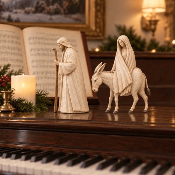 🔥  🌟 Journey to Bethlehem Christmas Nativity Scene Set ✨
