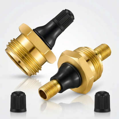 NEW ARRIVAL-2-Pcs Brass RV Blow Out Plugs with Drain Valve