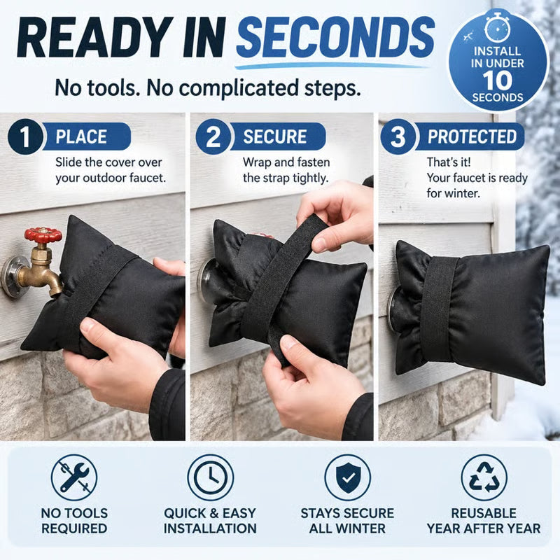 🔥Black Friday Deal❄️ Outdoor Faucet Cover | Winter Freeze Protection Insulated Spigot Protector