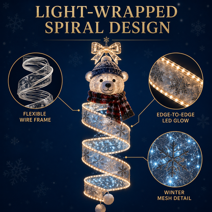 🏡🎄Last day for 50% off🎄Christmas Magic Spiral Hanging LED Light Collection
