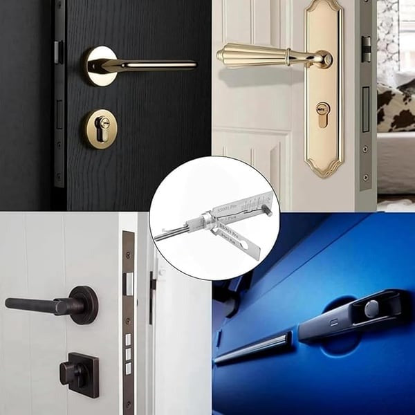 ⚡SS001 Pro Locksmith Tool Set — Stainless Steel, Precision Decoder & Pick