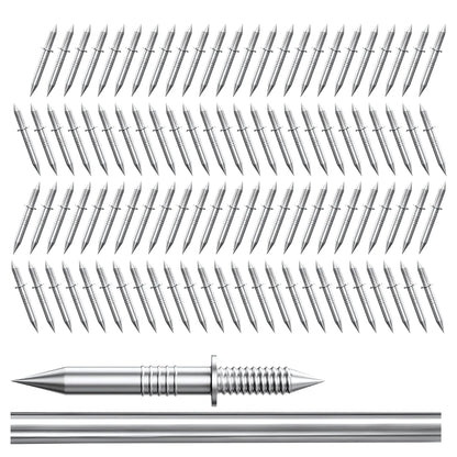 100 Double-Headed Carbon Steel Baseboard Nails🔩