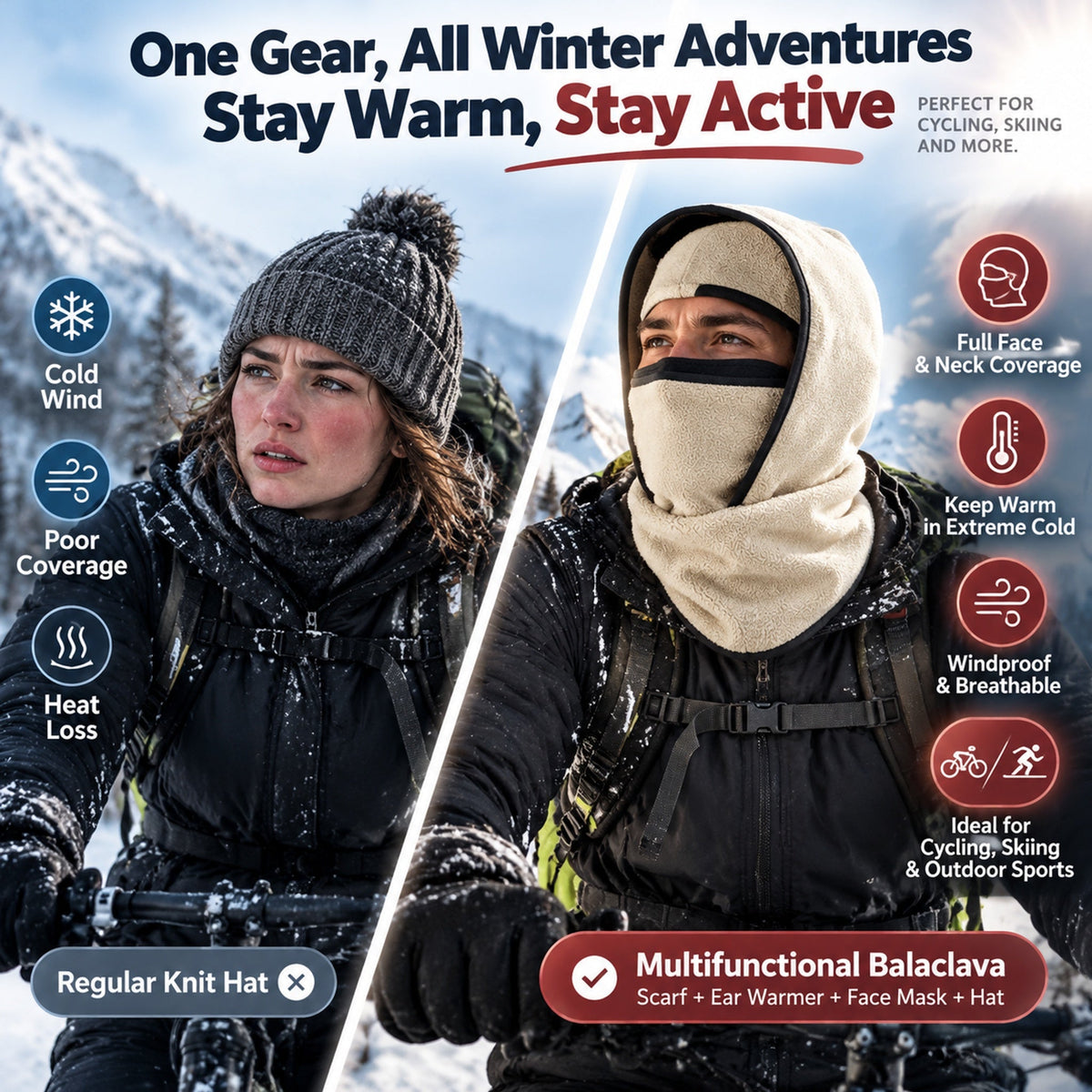 ❄️Winter All-In-One Scarf Ear Cover Warm Balaclava