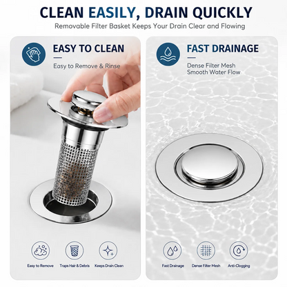 🔥 Stainless Steel Floor Drain Filter
