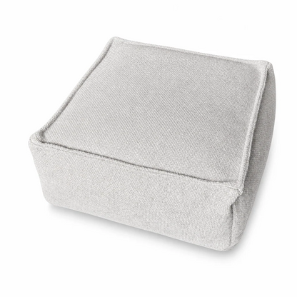 CozySpace Fill-Your-Own Storage Ottoman Cover – Square Pouf Footrest with Wide Zipper, Hidden Blanket & Clothing Storage, 10 Stylish Designs