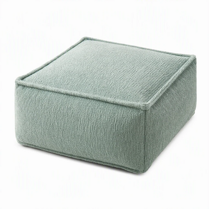 CozySpace Fill-Your-Own Storage Ottoman Cover – Square Pouf Footrest with Wide Zipper, Hidden Blanket & Clothing Storage, 10 Stylish Designs
