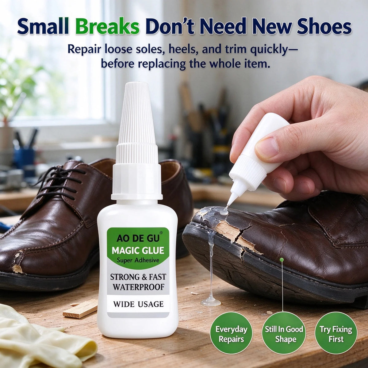 ⚡Fast-drying multi-purpose CA repair adhesive