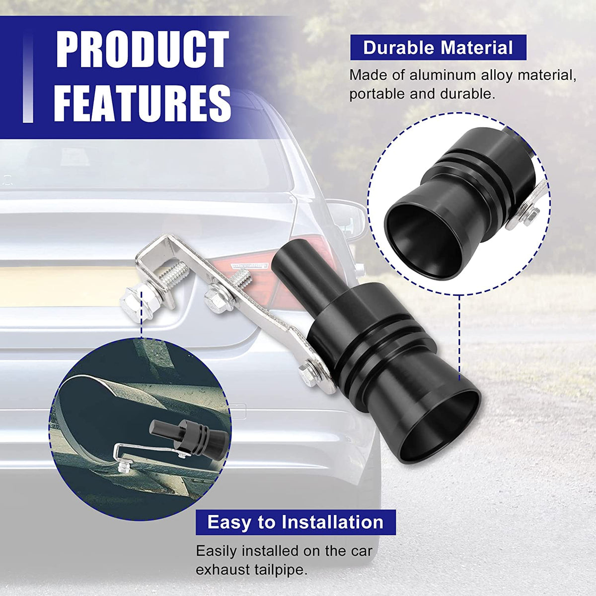 🏎️💨2026 New Release🏍️ Turbo Sound Simulator Whistle for Any Cars - Give Any Vehicle an Instant Sports Car Roar!