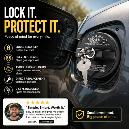 🔒 Locking Fuel Tank Cap – Added Security for Your Vehicle