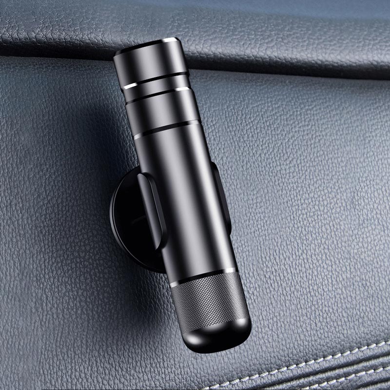 ❄️Summerfresh 50% OFF!🚗2-in-1 Car Emergency Escape Tool – Spring-Loaded Tempered-Glass Window Breaker & Seatbelt Cutter