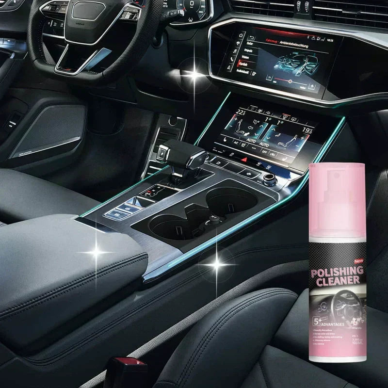 🔥Car Interior Polish Cleaner – Deep Cleaning, Restores Shine & Non-Toxic Formula ✨