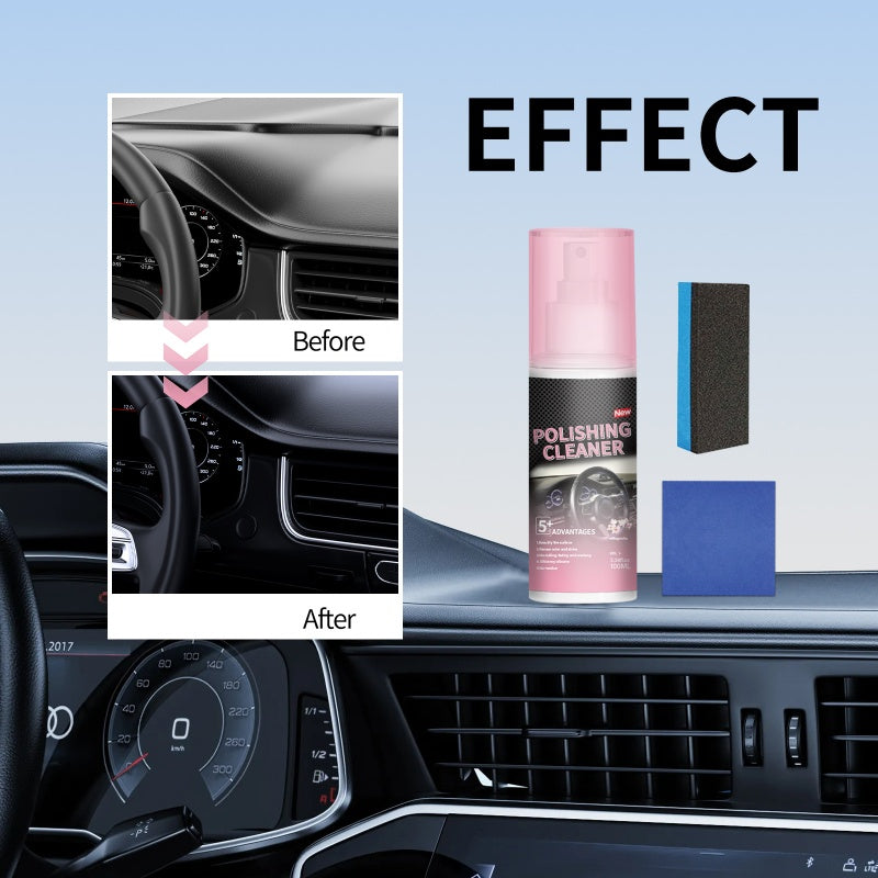 🔥Car Interior Polish Cleaner – Deep Cleaning, Restores Shine & Non-Toxic Formula ✨
