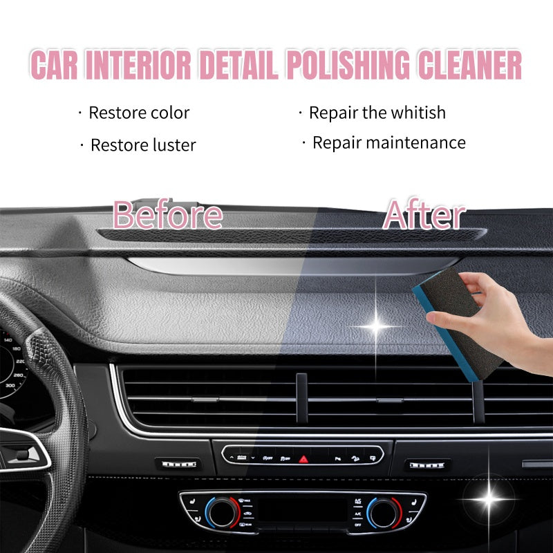 🔥Car Interior Polish Cleaner – Deep Cleaning, Restores Shine & Non-Toxic Formula ✨