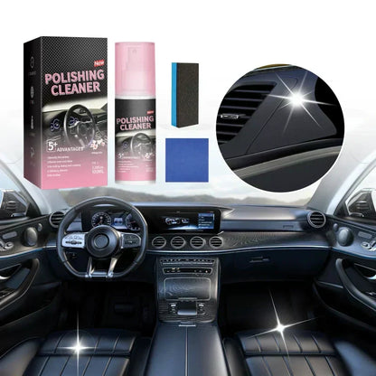 🔥Car Interior Polish Cleaner – Deep Cleaning, Restores Shine & Non-Toxic Formula ✨