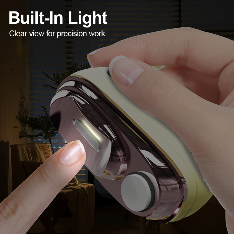 🏆35K+ Sold ✨✂️ Trim & Smooth Your Nails in Seconds — No Sharp Edges, No Mess🌟 2-in-1 Smart Electric Nail Clipper & Polisher ✂️💅