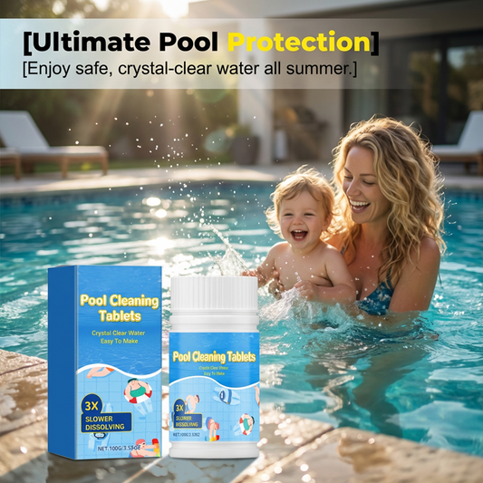 100g Chlorine Tablets 🧴 Crystal Clear Water for Pool, Spa & Hot Tub