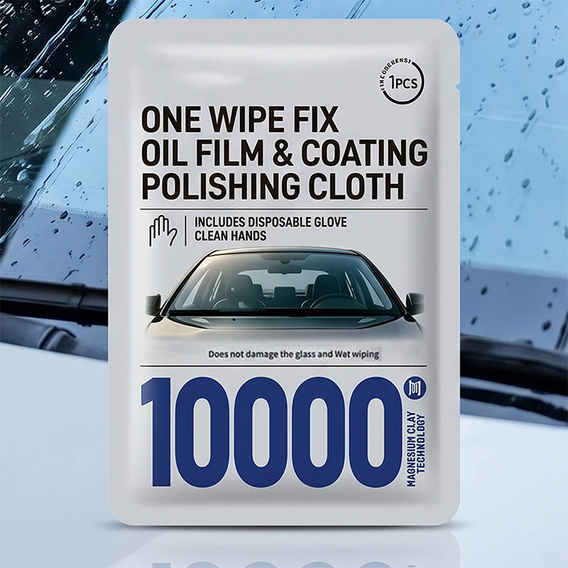 2PCS-Car Glass Oil Film Removal Wipes