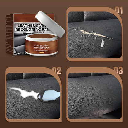 Leather Repair Paste – Fills scratches & scuffs, restores texture.👞