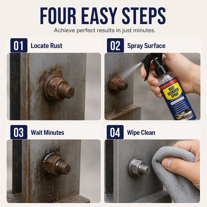 🛠️ Multi-Purpose Rust Remover Spray – 100ml Metal Lubricant Care