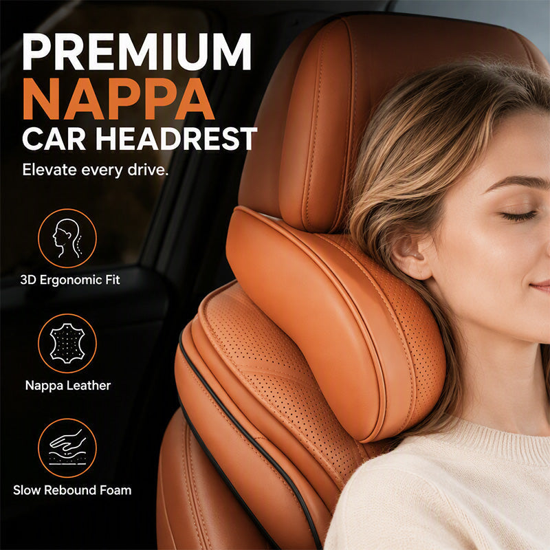Ergonomic Memory Foam Car Headrest Neck Pillow