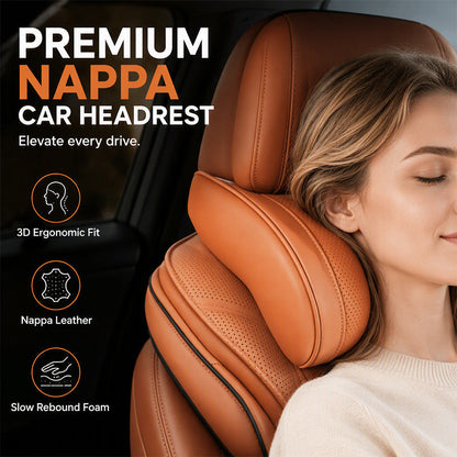 Ergonomic Memory Foam Car Headrest Neck Pillow
