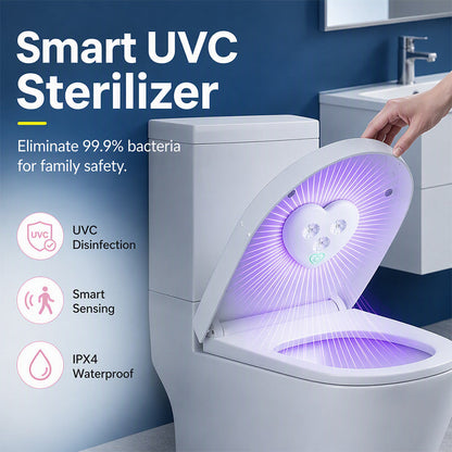 🔥Last Day 49% OFF🔥Smart UVC Toilet Sterilizer Light