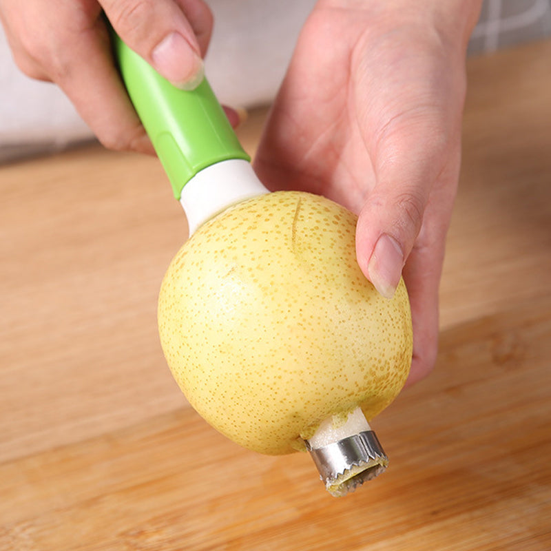 🍎 2-in-1 Fruit Corer & Peeler | Easy Prep Tool