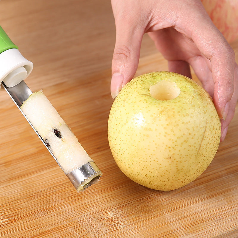 🍎 2-in-1 Fruit Corer & Peeler | Easy Prep Tool