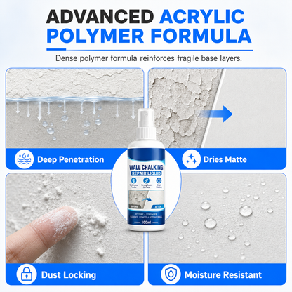 🧱 Wall Chalking Repair Liquid – Surface Curing Agent ✨