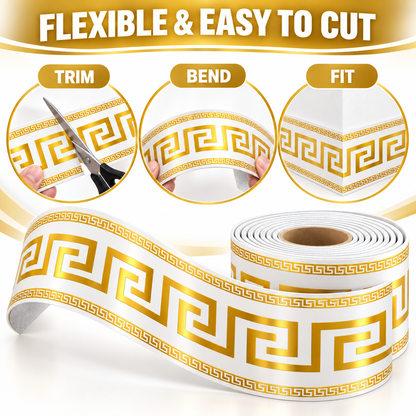 📢📢50% OFF !! ⏰Self-Adhesive Skirting Board Border Sticker
