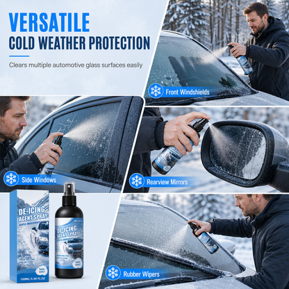 ❄️ Windshield De-Icer Spray – Fast Frost Remover for Winter Driving