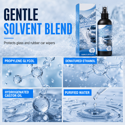 ❄️ Windshield De-Icer Spray – Fast Frost Remover for Winter Driving
