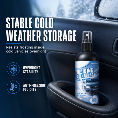 ❄️ Windshield De-Icer Spray – Fast Frost Remover for Winter Driving