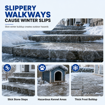 ❄️Outdoor De-Icing & Snow Melting Spray – pet-safe, dissolves frost on contact. Clear steps, walkways & patios fast
