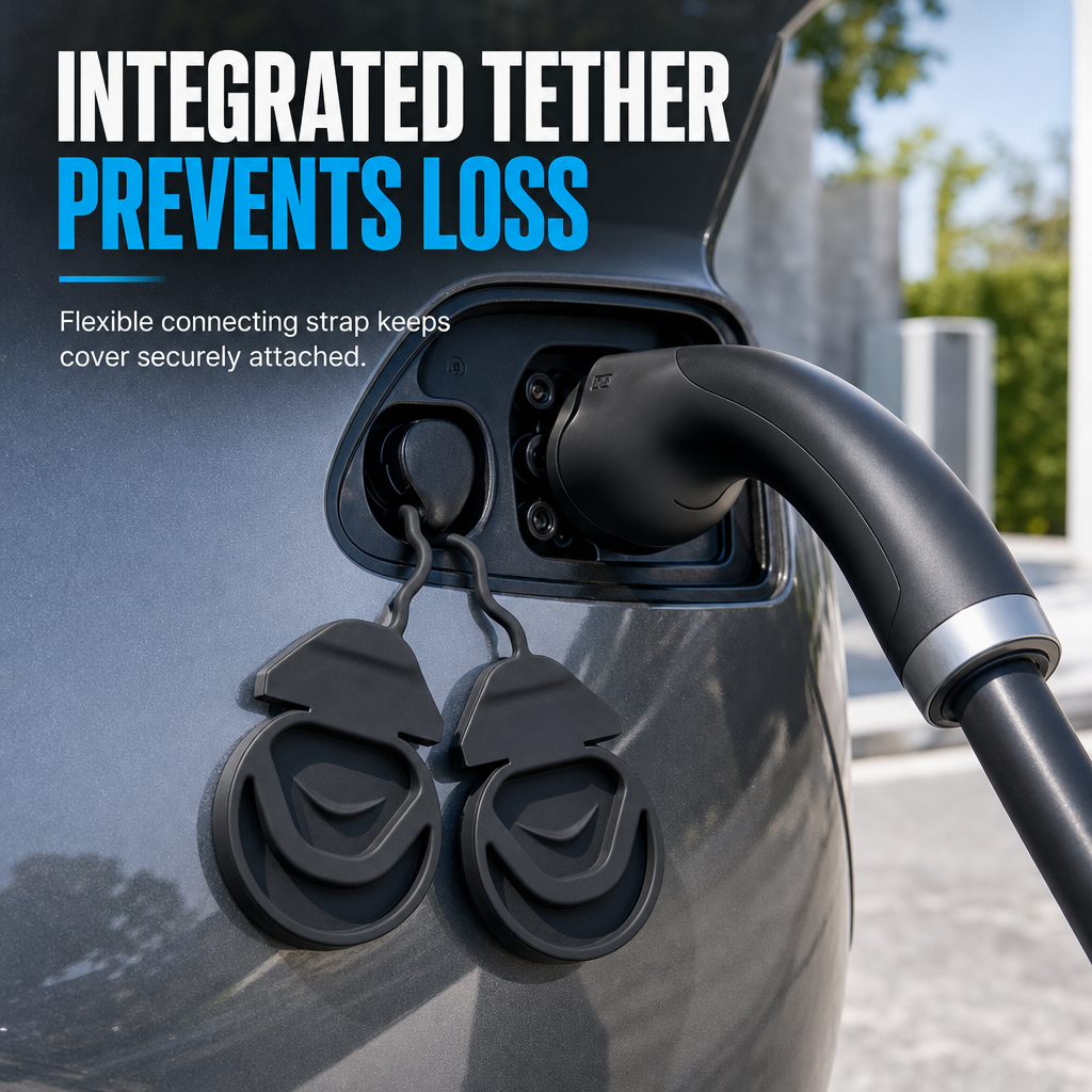 🔋 EV Charging Port Cover – Silicone Dustproof Protector for Electric Vehicles