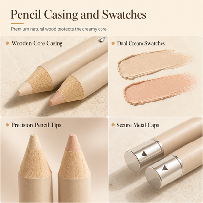 💄 Dual-Ended Cream Concealer Pencil – Smooth Application & Targeted Coverage