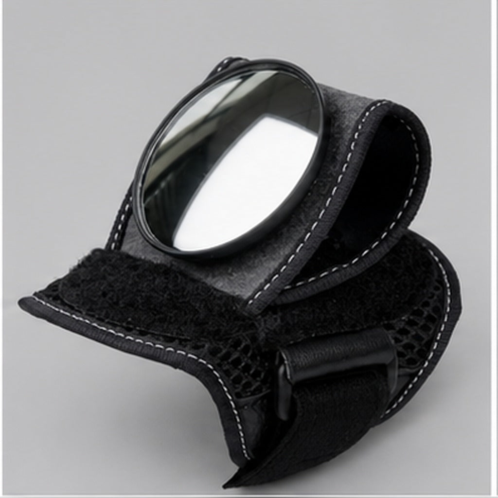 Adjustable Wrist-Mounted Cycling Mirror