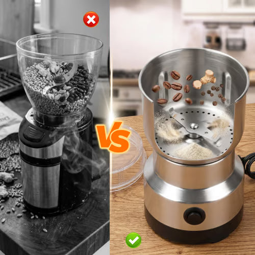 🚀 High-Speed Stainless Steel Grain Grinder ✨ Fast & Efficient Grinding